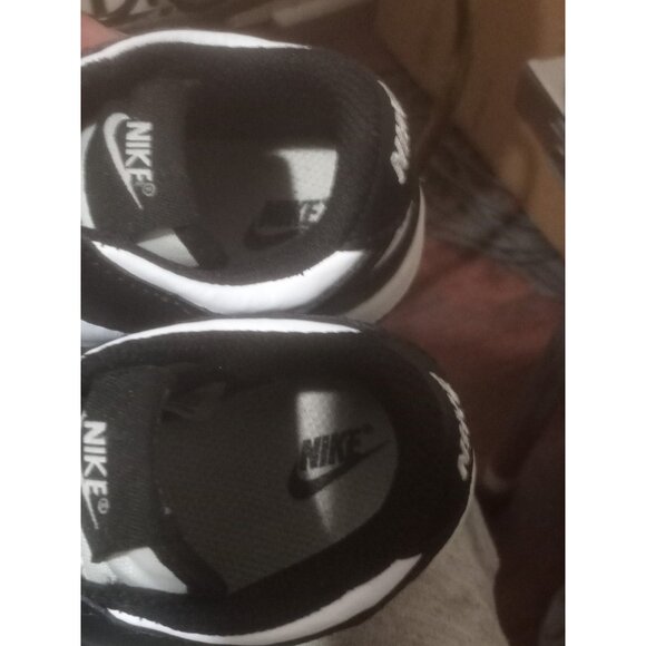 Nike Dunk Low Panda Black White Toddler Infant Size 7C CW1589-100 Sneakers - Picture 11 of 11